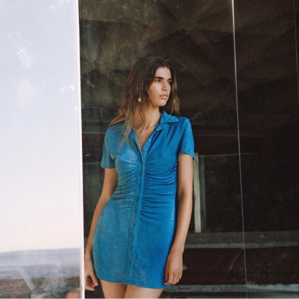 With Jèan Alexa Dress size S - Electra Blue
